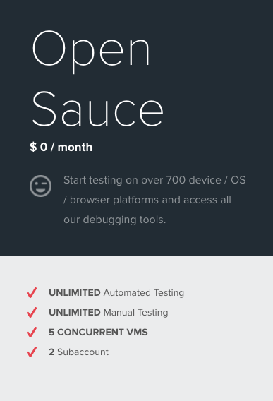 open sauce plan