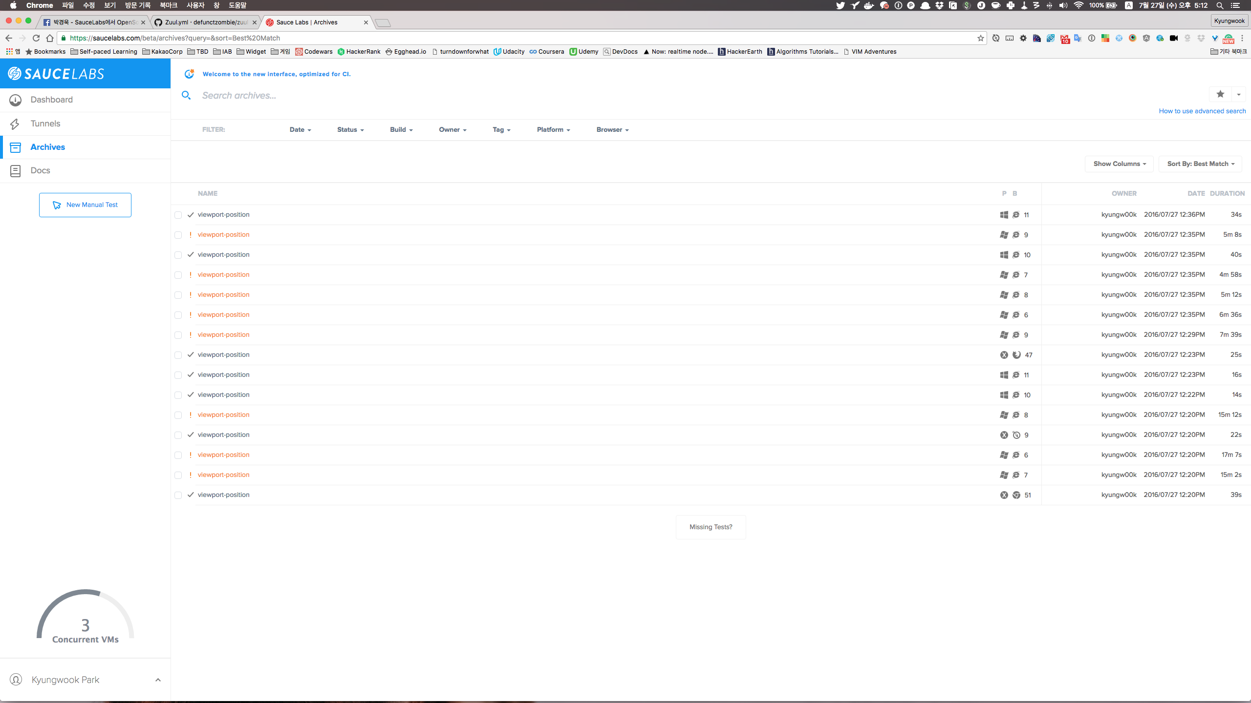 testing page